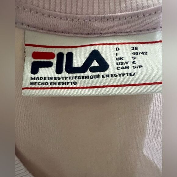 Bundle of two Fila short sleeve tee shirts teal and purple small activewear - Picture 11 of 11